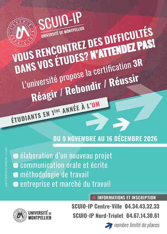 Vous rencontrez des difficultés dans vos études ? N'attendez pas !