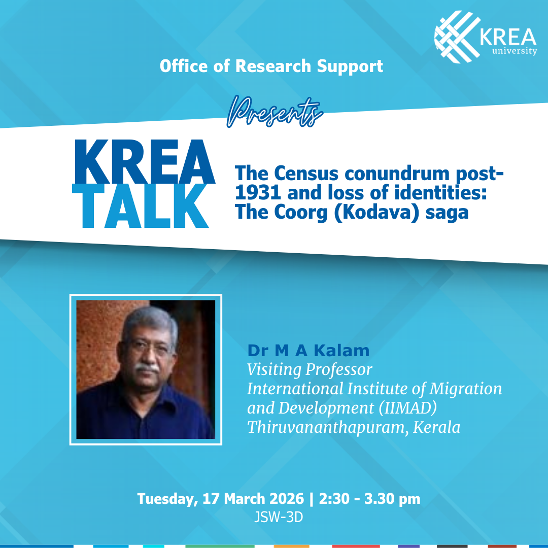 Krea Talk: The Census conundrum post-1931 and loss of identities:  The Coorg (Kodava) saga