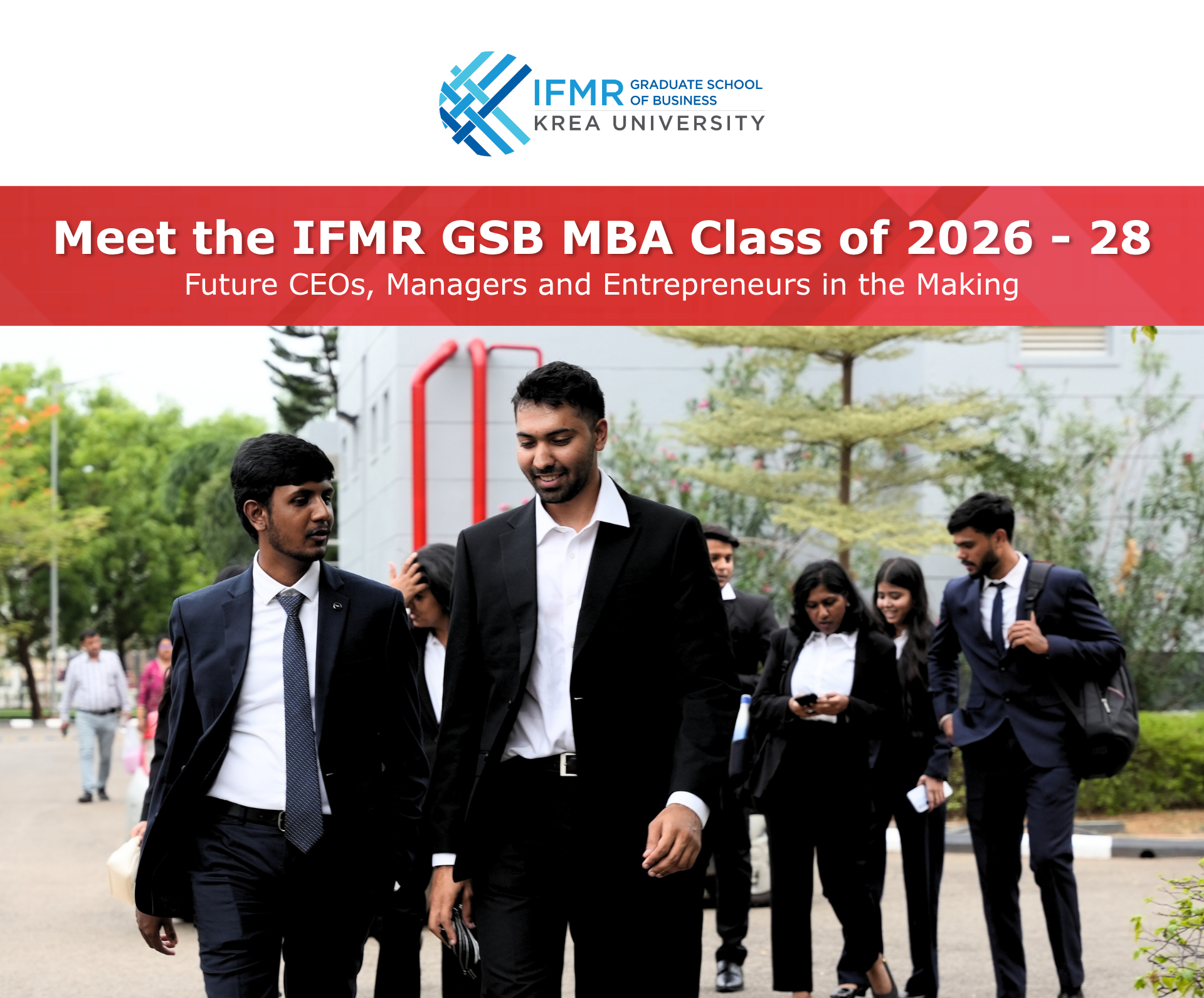 Meet the IFMR GSB MBA Class of 2026 - 28