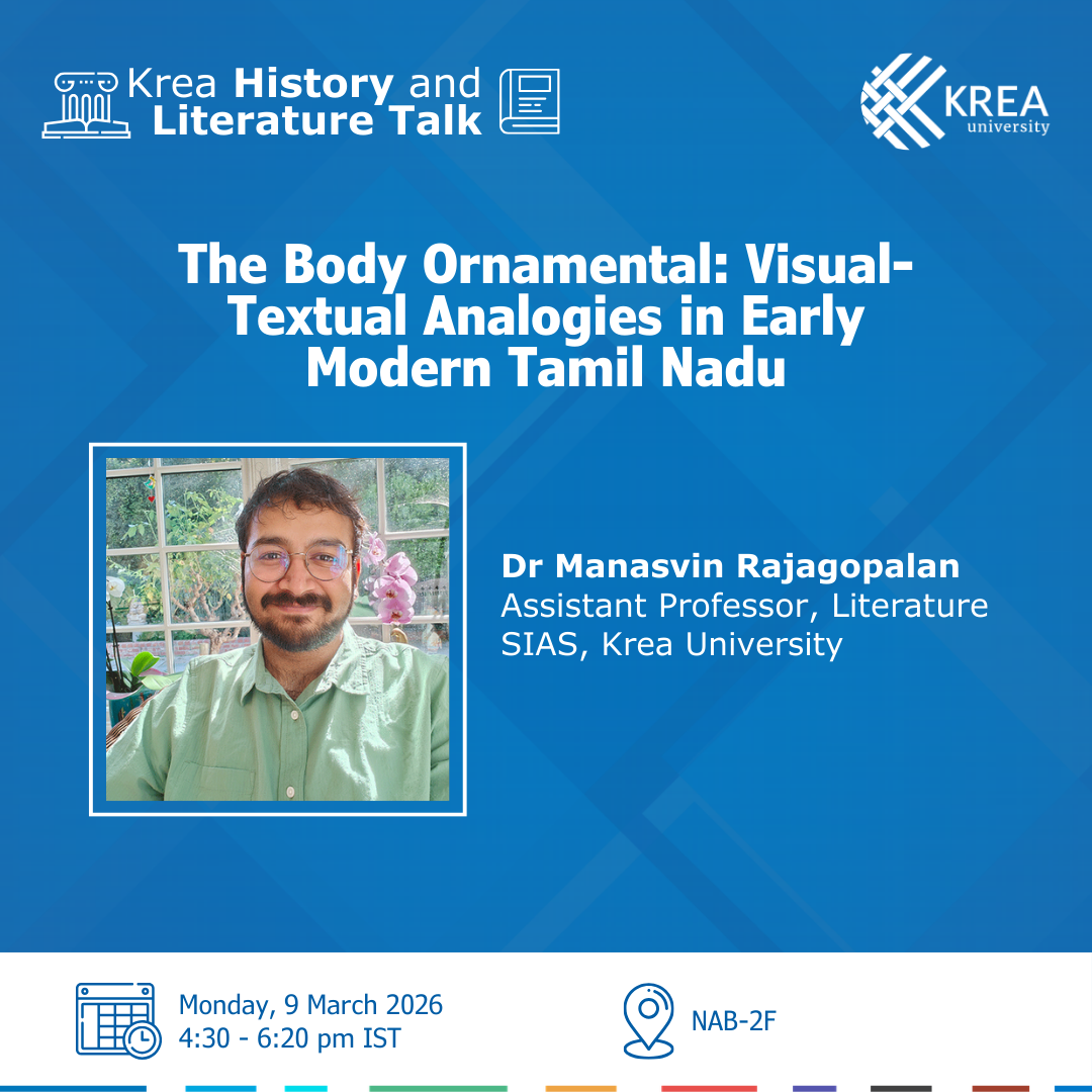 Krea History Talk: The Body Ornamental: Visual-Textual Analogies in Early Modern Tamil Nadu 