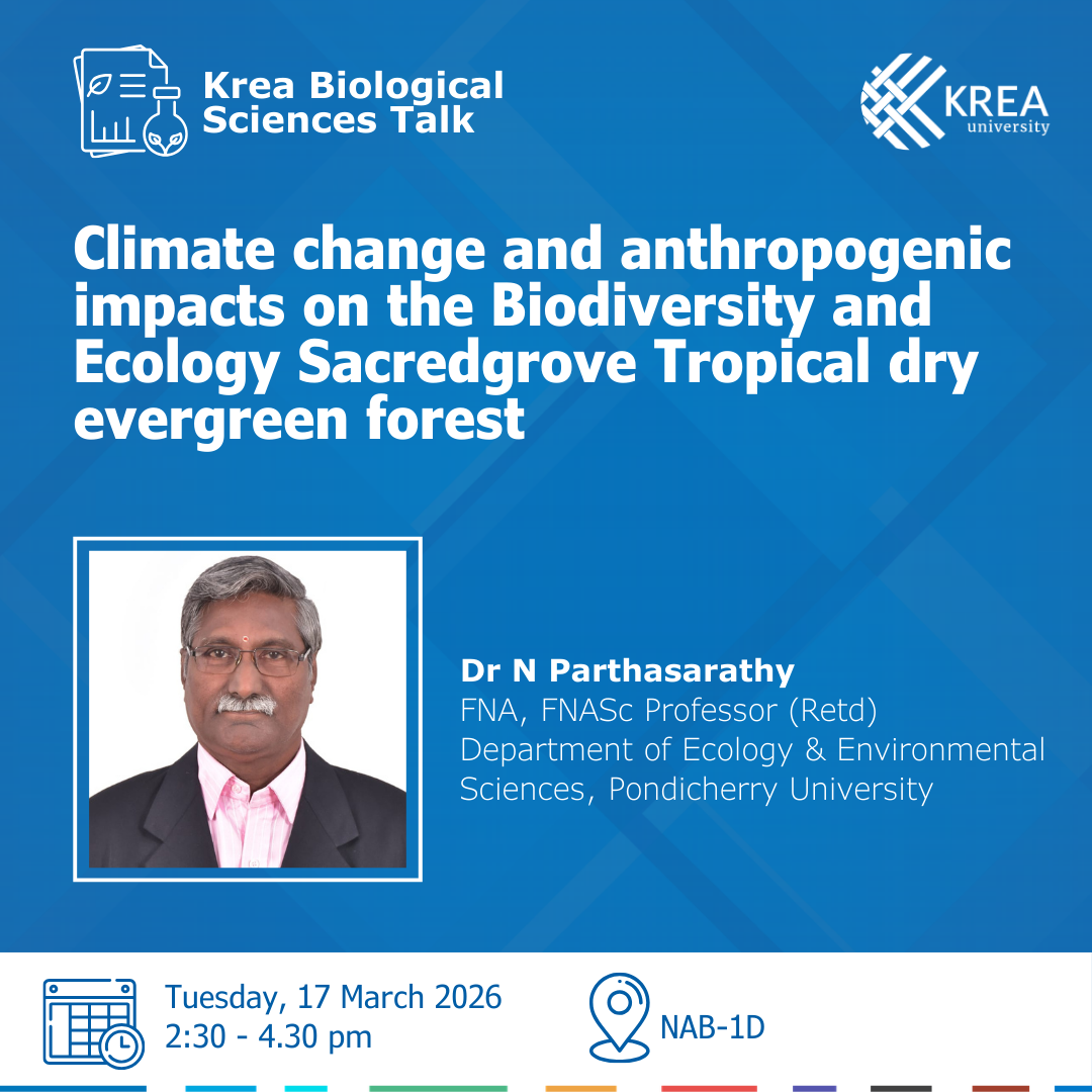 Climate change and anthropogenic impacts on the Biodiversity and Ecology Sacredgrove Tropical dry evergreen forest 