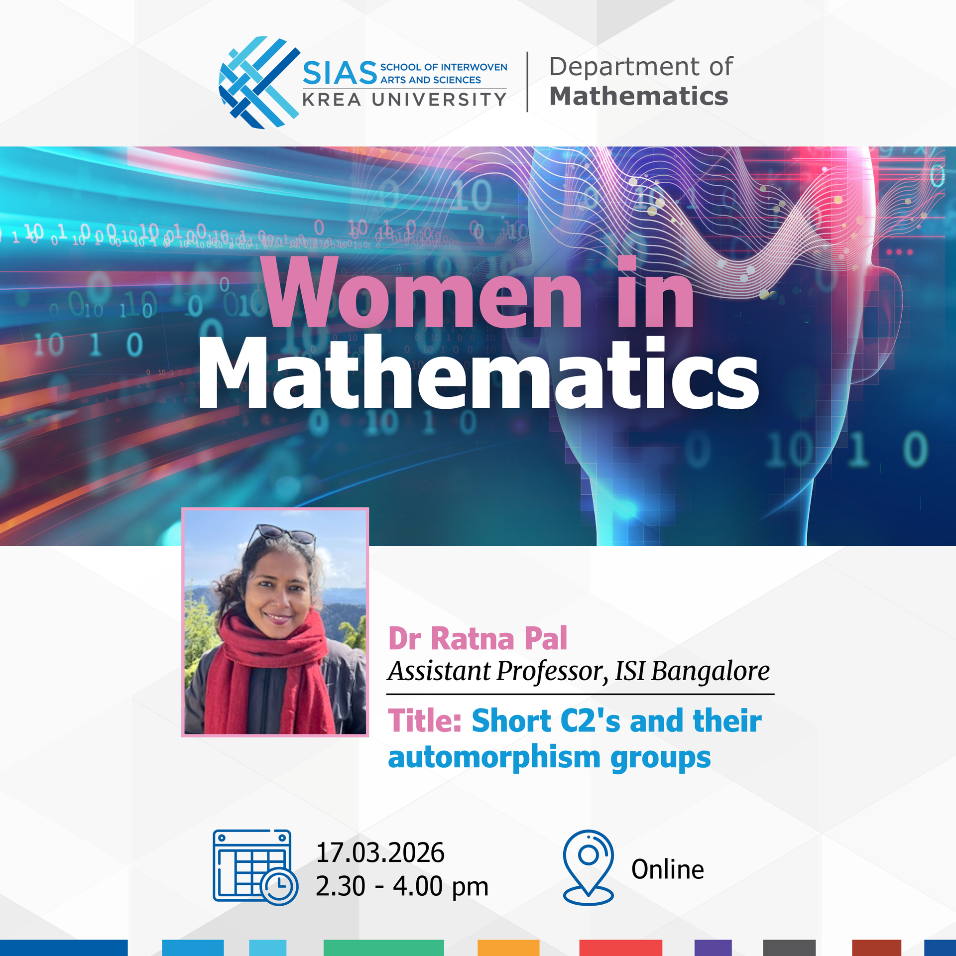 Krea Mathematics Talk - Short C2's and their automorphism groups