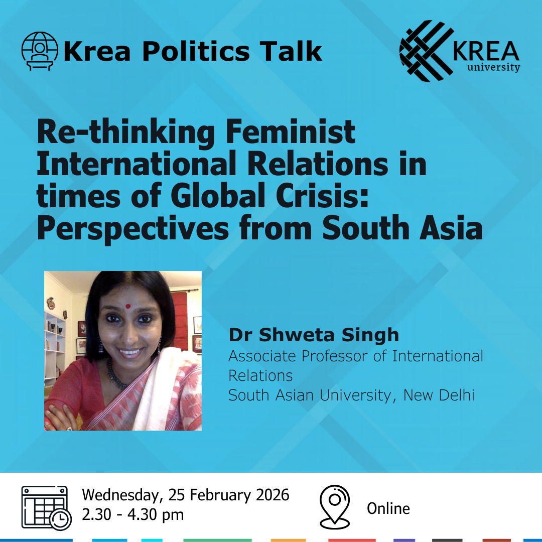 A talk on 'Re-thinking Feminist International Relations in times of Global Crisis: Perspectives from South Asia'
