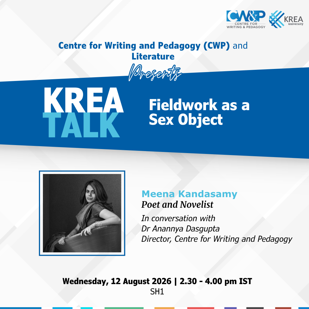 Krea Literature Talk: Fieldwork as a Sex Object by Dr Meena Kandasamy