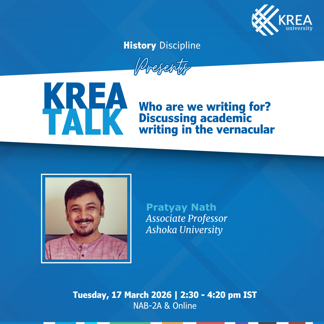 Krea History Talk- 'Who are we writing for? Discussing academic writing in the vernacular'