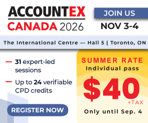 Accountex Canada 2026 Banner
