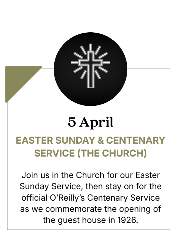 The O'Reilly's Family invites you to join us for a very special Celebration