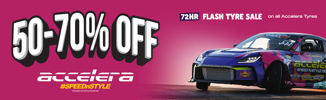 50-70% Off Accelera Tyres