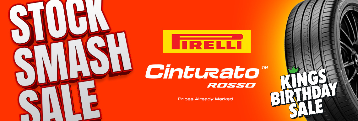 PIRELLI CINT ROSSO STOCK SMASH SALE