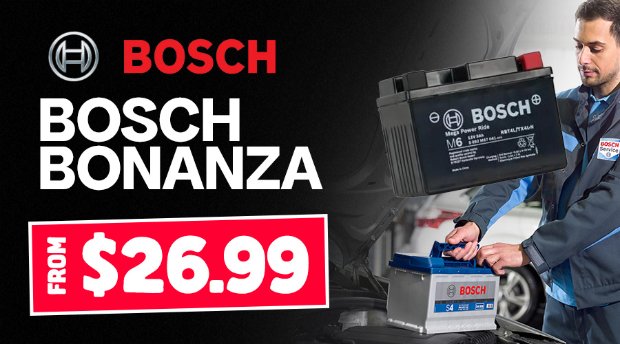Bosch Batteries from $26.99
