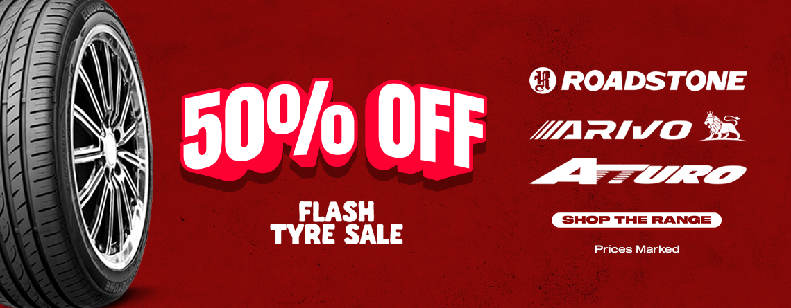  50% Off Roadstone, Arivo & Atturo Tyres