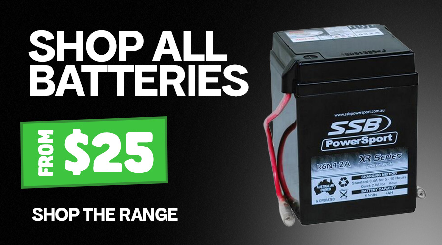 all batteries from $25