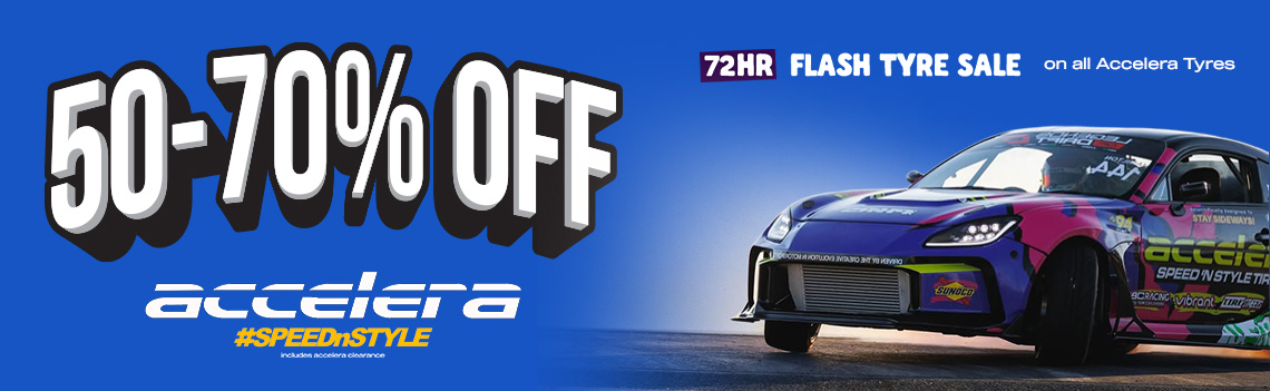 50-70% Off Accelera Tyres