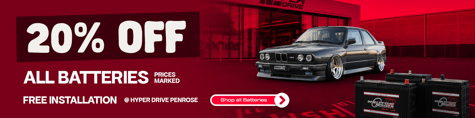 20% OFF All Batteries