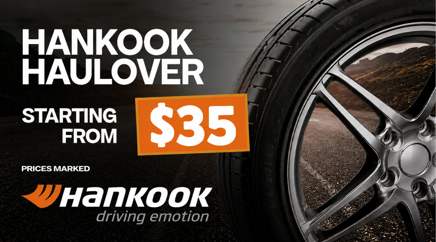 HANKOOK TYRES FROM $35