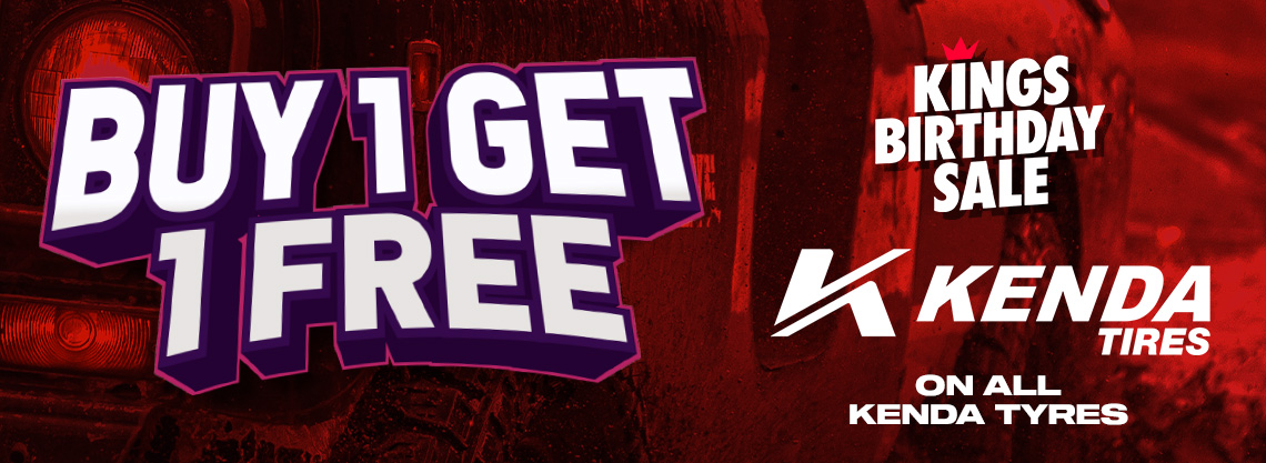 BUY 1 GET 1 FREE KENDA TYRES