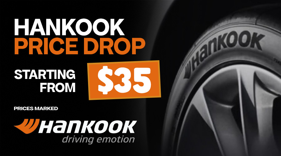 HANKOOK TYRES FROM $35