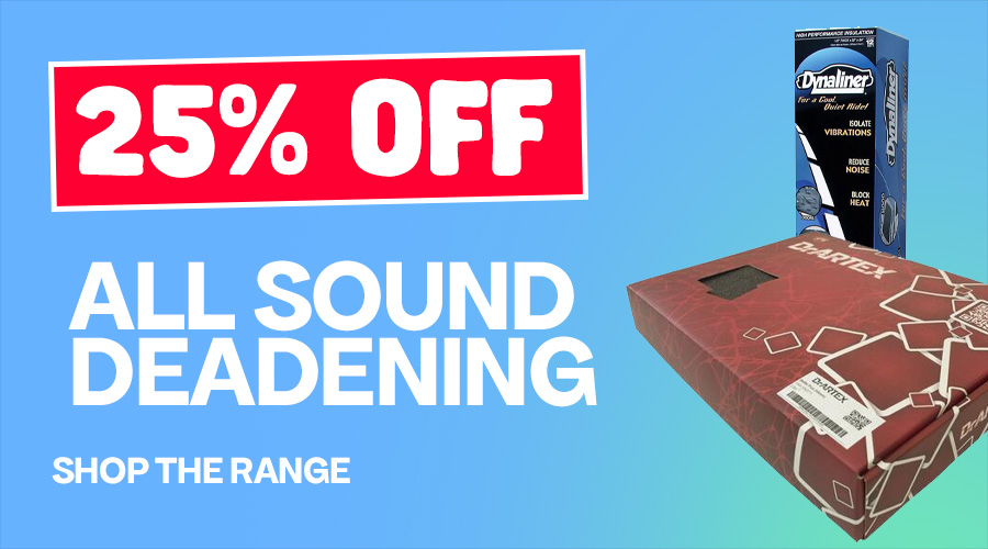 25% Off Sound Deadening 25% Off Sound Deadening