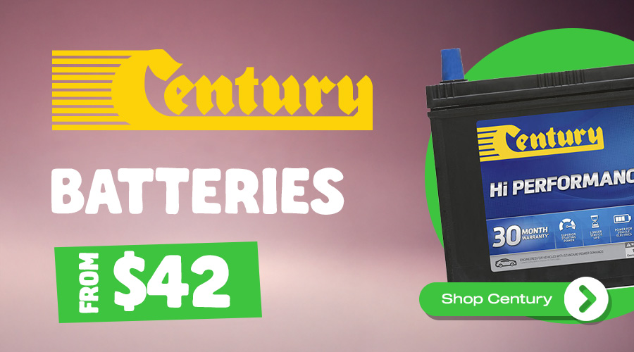 CENTURY BATTERIES FROM $34