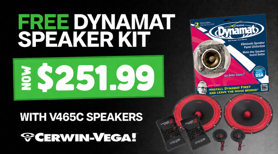 FREE SPEAKER KIT W/ CV V465C