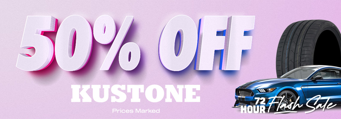 50% Off Imperial/Minerva Tyres 50% Off Kustone Tyres