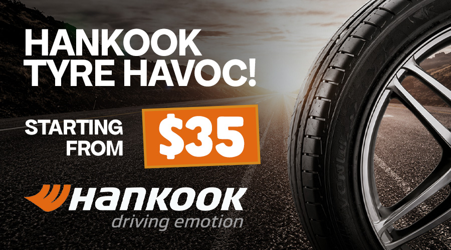 HANKOOK TYRES FROM $35