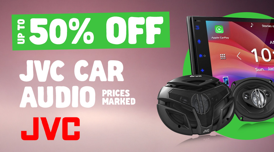 JVC Car Audio up to 50% OFF JVC Car Audio up to 50% OFF