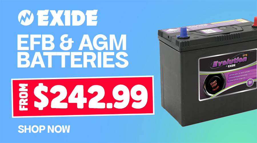 Exide EFB AGM from $242.99