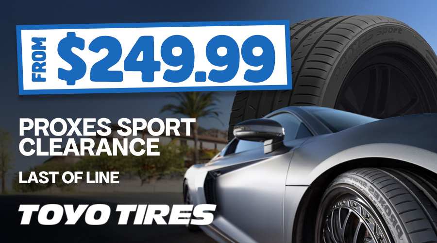 TOYO PROXES SPORT CLEARANCE