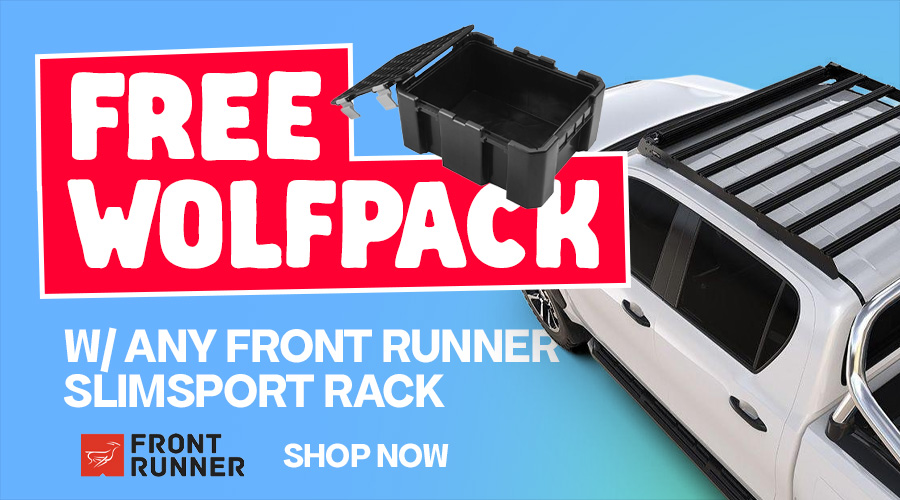 FREE WOLFPACK W/ ANY FRONT RUNNER SLIMSPORT RACK FREE WOLFPACK W/ ANY FRONT RUNNER SLIMSPORT RACK