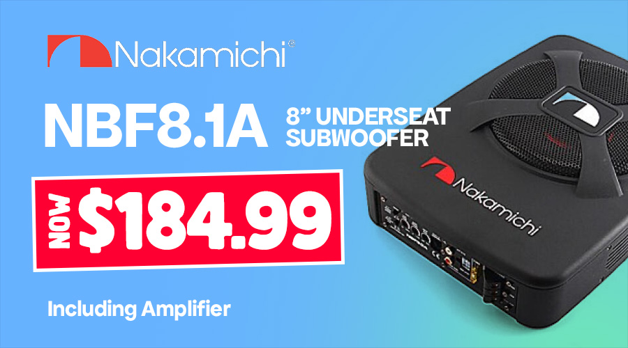 NAKAMICHI NBF8.1A - NOW $184.99 NAKAMICHI NBF8.1A - NOW $184.99