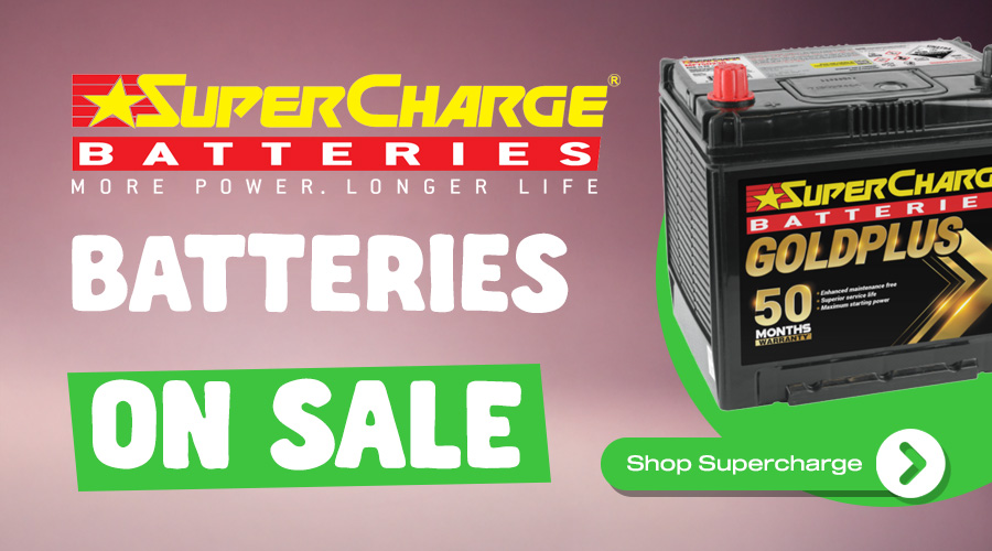SUPERCHARGE BATTERIES ON SALE