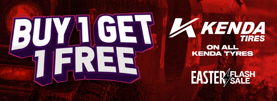 Buy 1 Get 1 FREE KENDA Tyres