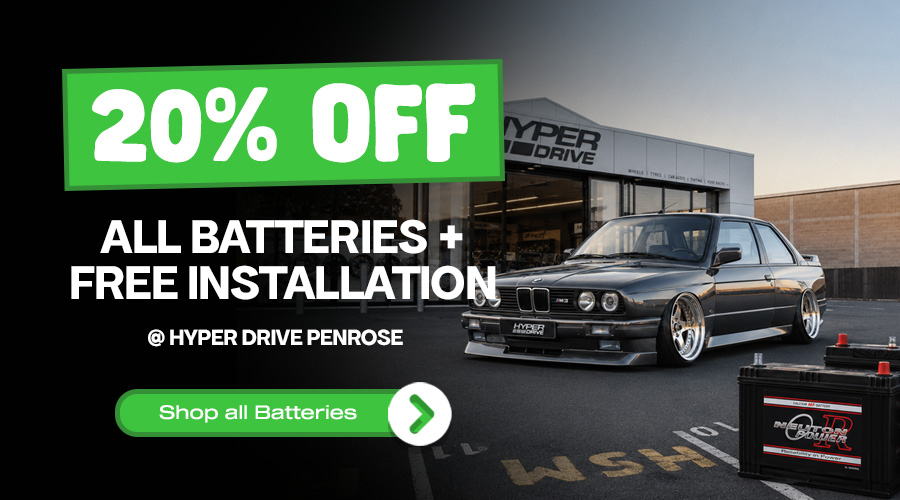 20% OFF ALL BATTERIES