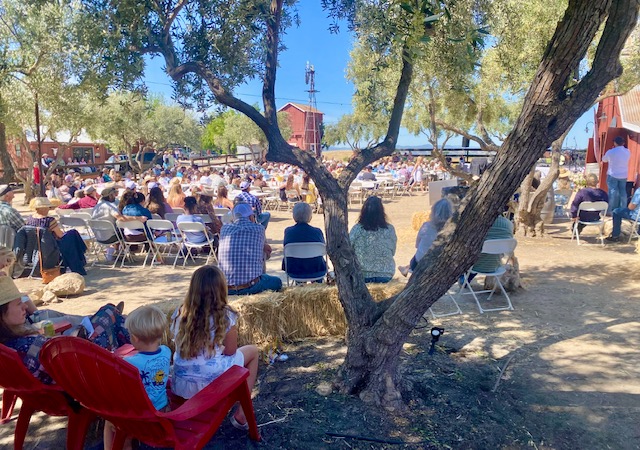 Outdoor worship service