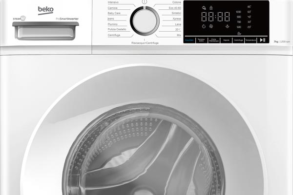 lavatrice 7 kg con programma vapore