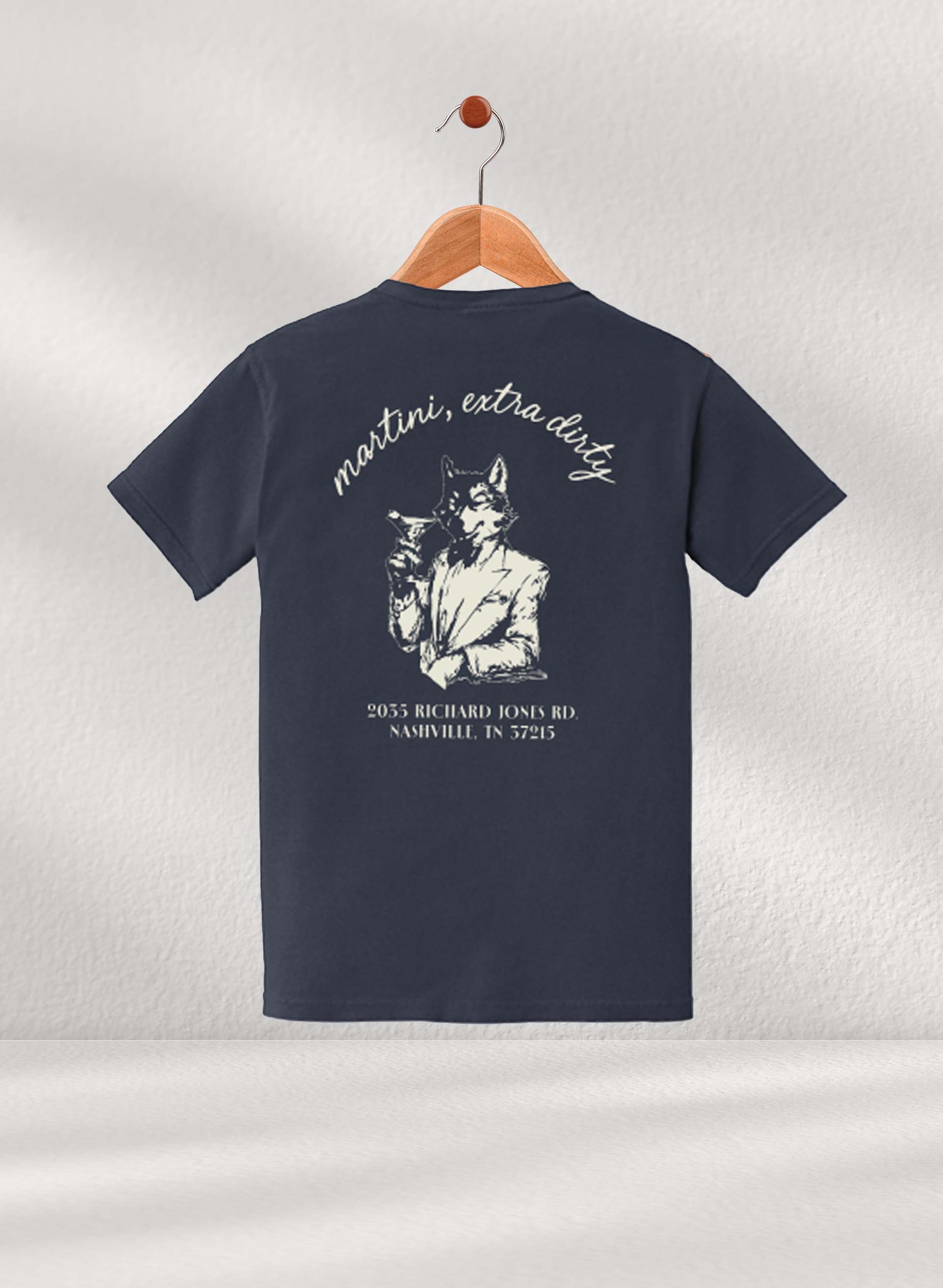 Martini, Extra Dirty Tee in Midnight