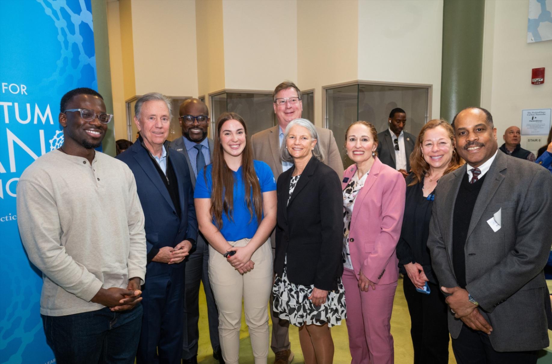 Center for Quantum & Nanotechnology Ribbon Cutting Program Photo