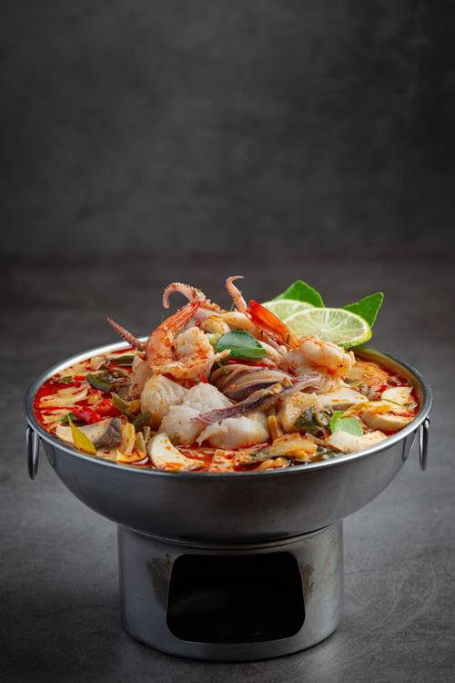 Tom Yum seafood hot pot