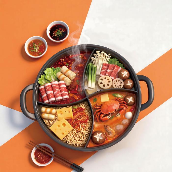 Signature hot pot spread