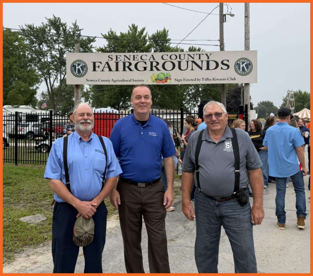 NCE directors and President/CEO at Seneca County Fair