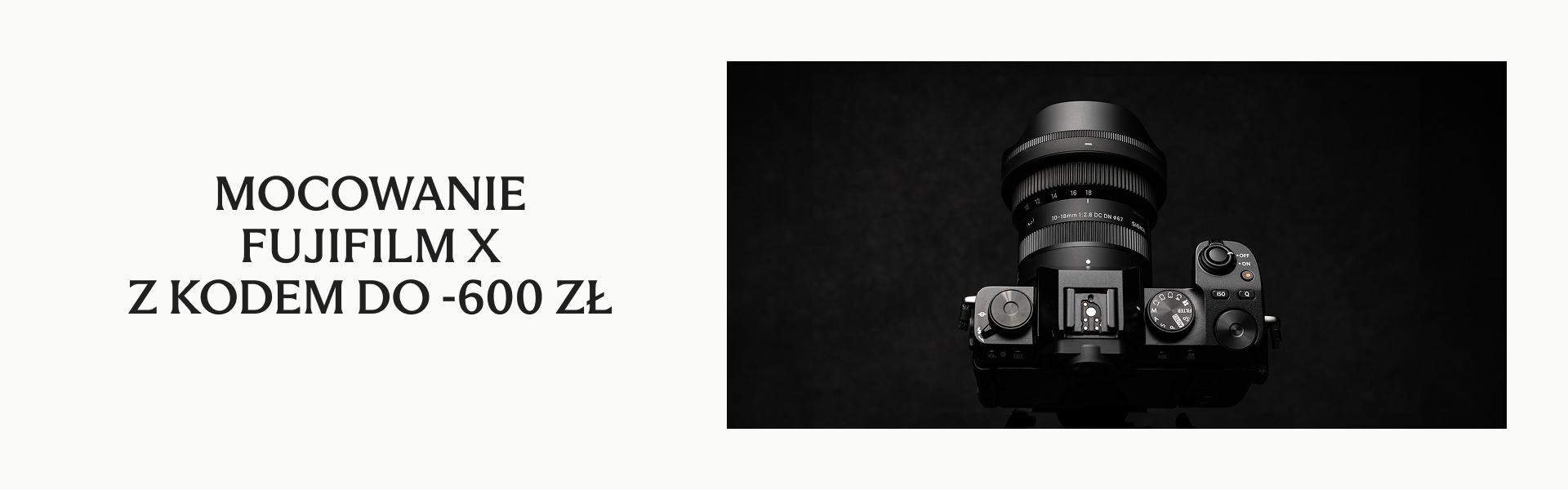 promocja na obiektywy Sigma z mocowaniem fujifilm x