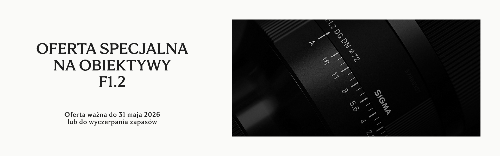 promocja na obiektywy Sigma z mocowaniem fujifilm x