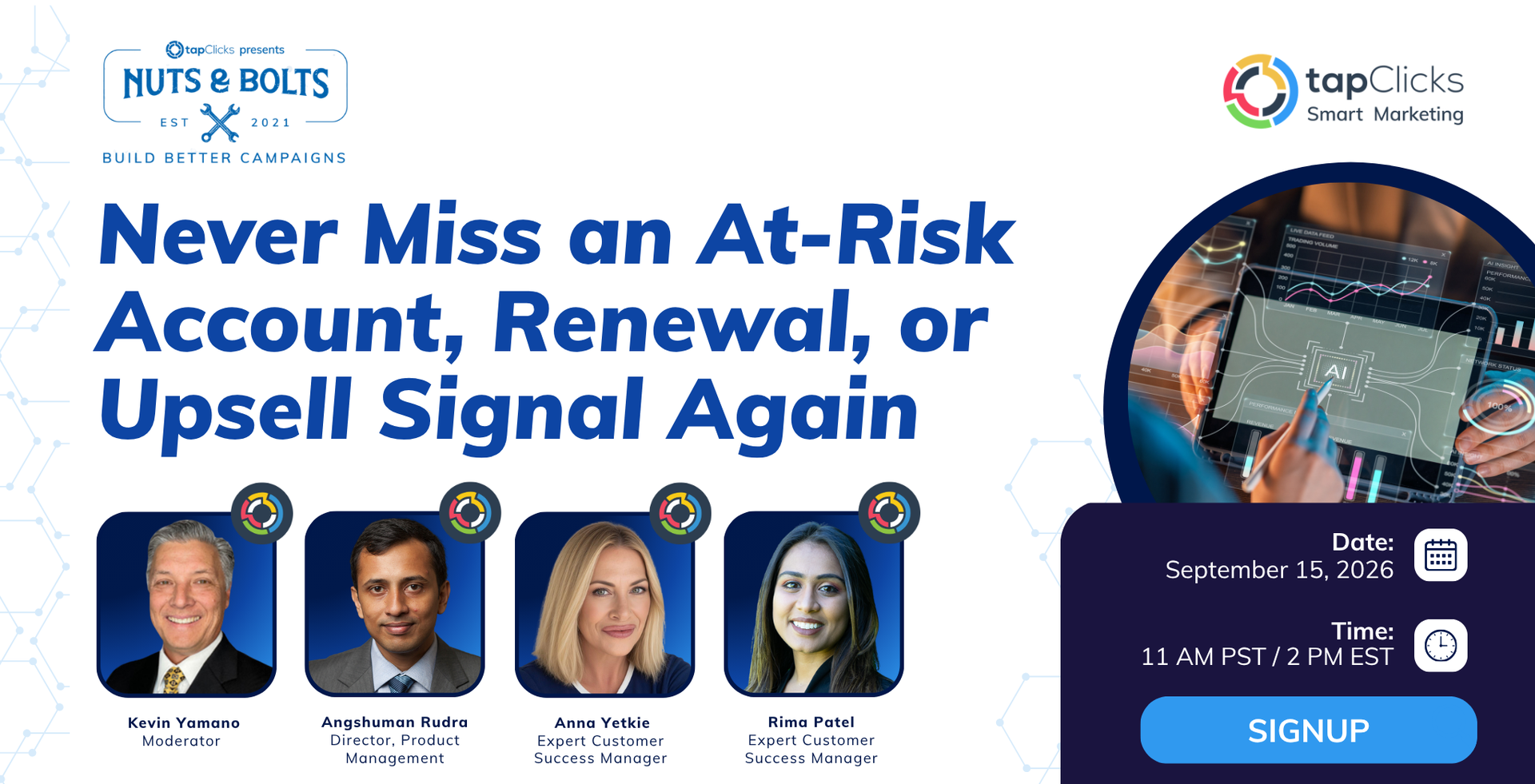 Never Miss an At-risk Account, Renewal, or Upsell Signal Again