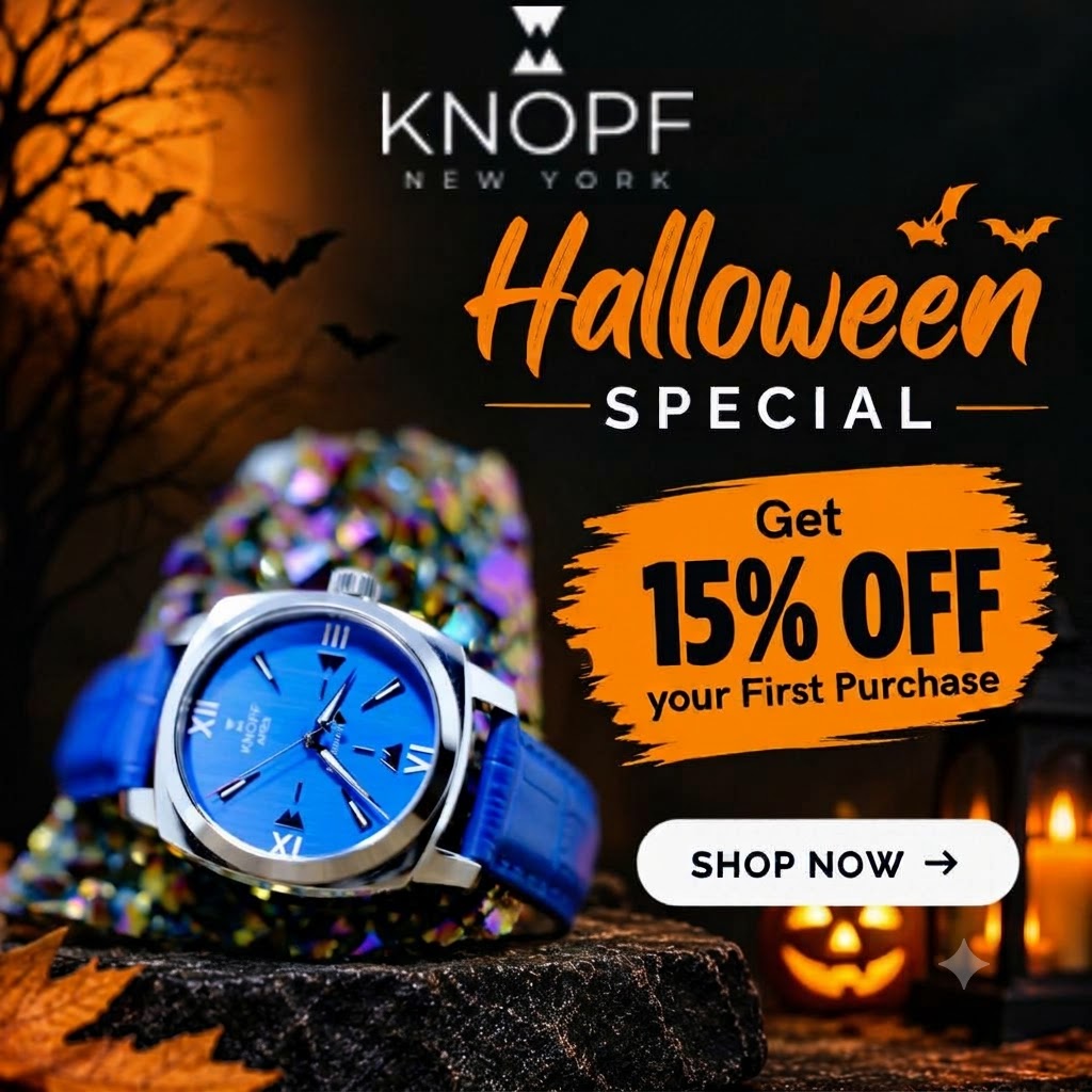 KNOPF New York: Halloween Treat: 15% Off Your First Watch