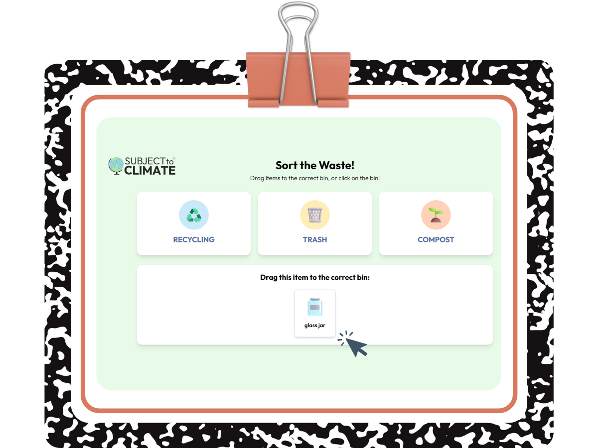 recycle sorting game