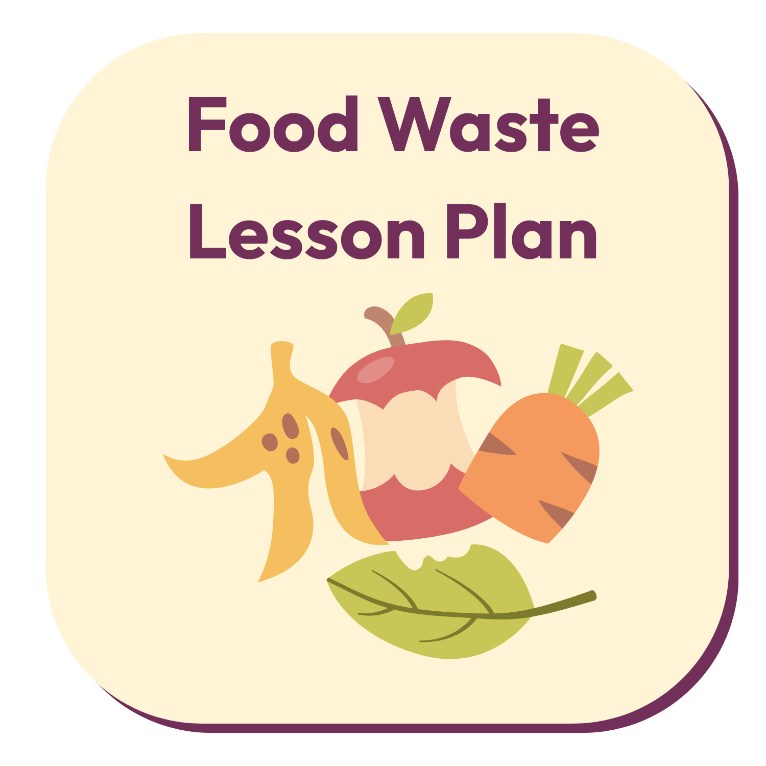 Food Waste Lesson Plan Food Waste Lesson Plan