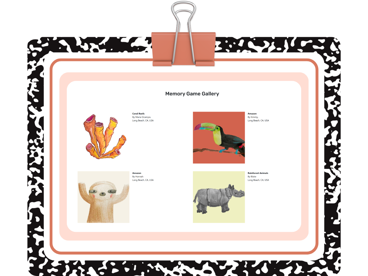 Nature Memory Game