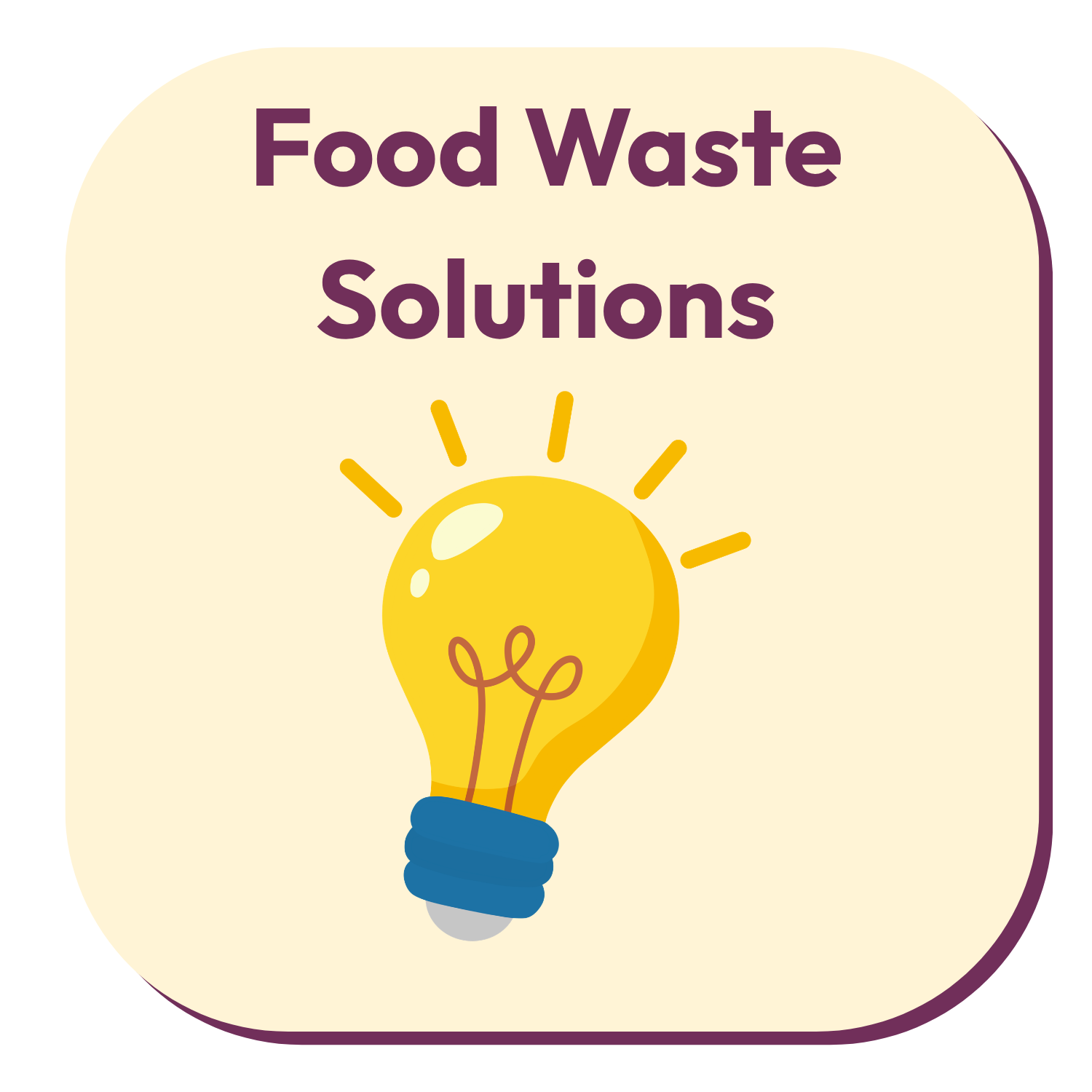Food Waste: What’s the Problem? What’s the Solution? Food Waste: What’s the Problem? What’s the Solution?