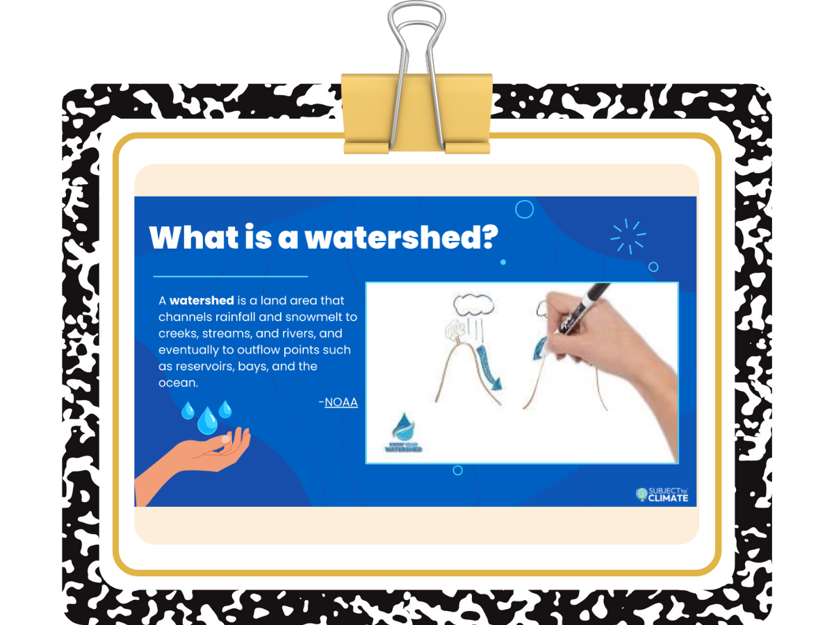 Watersheds Science Lesson
